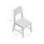 Chaise d'appoint en bois massif Lafond-739755008