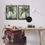  Ensemble de 2 toiles flottantes encadrées Palm Trees Impressions par Nan-976544763-976544762