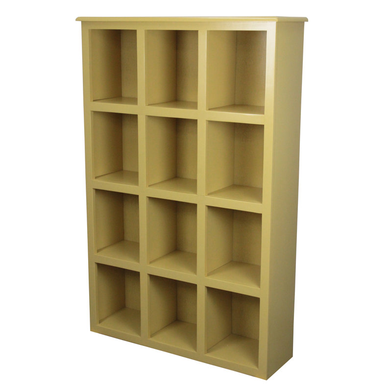 Bibliothèque à cubes Sherita, Jaune, (3 tablettes) H 42 po x l 36 po x P 10 po
