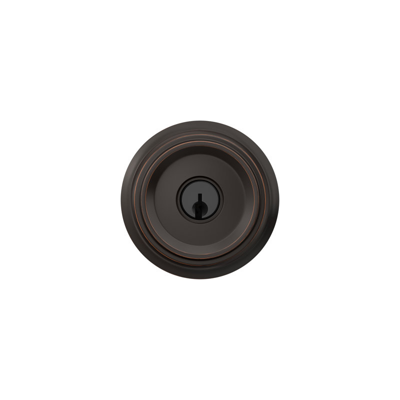 Complete Entry Knob Set with Deadbolt, Aged Bronze
