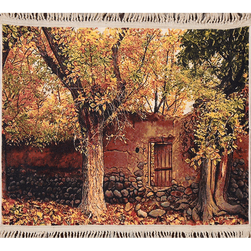 Tapis acrylique noué à la main One-of-a-Kind Omolana