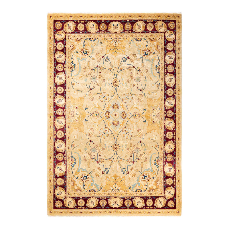 Classic One-of-a-Kind 6' 1" X 9' 2" Hand Knotted Area Rug