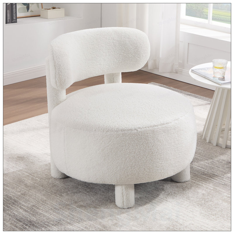 Fauteuil d'appoint Teddy, White