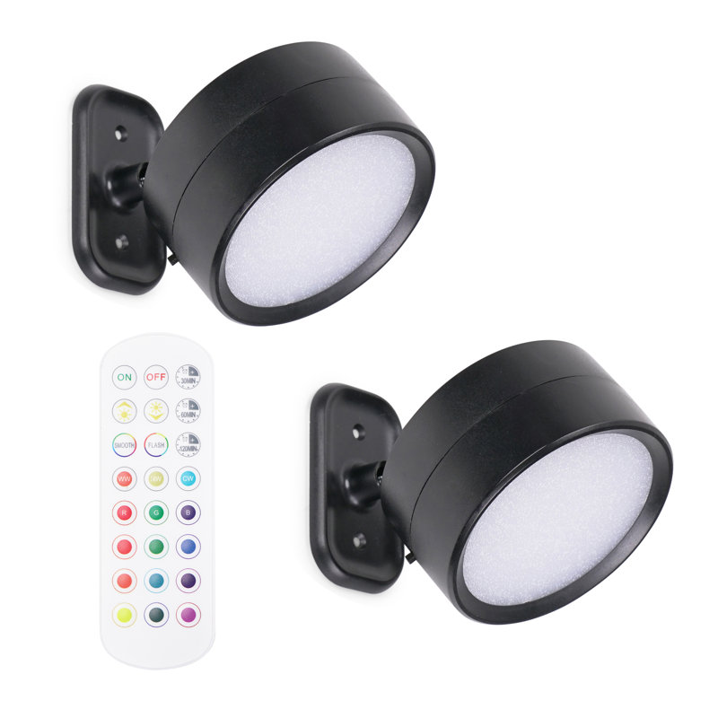 Sobhi Plastic LED Spotlight, Black