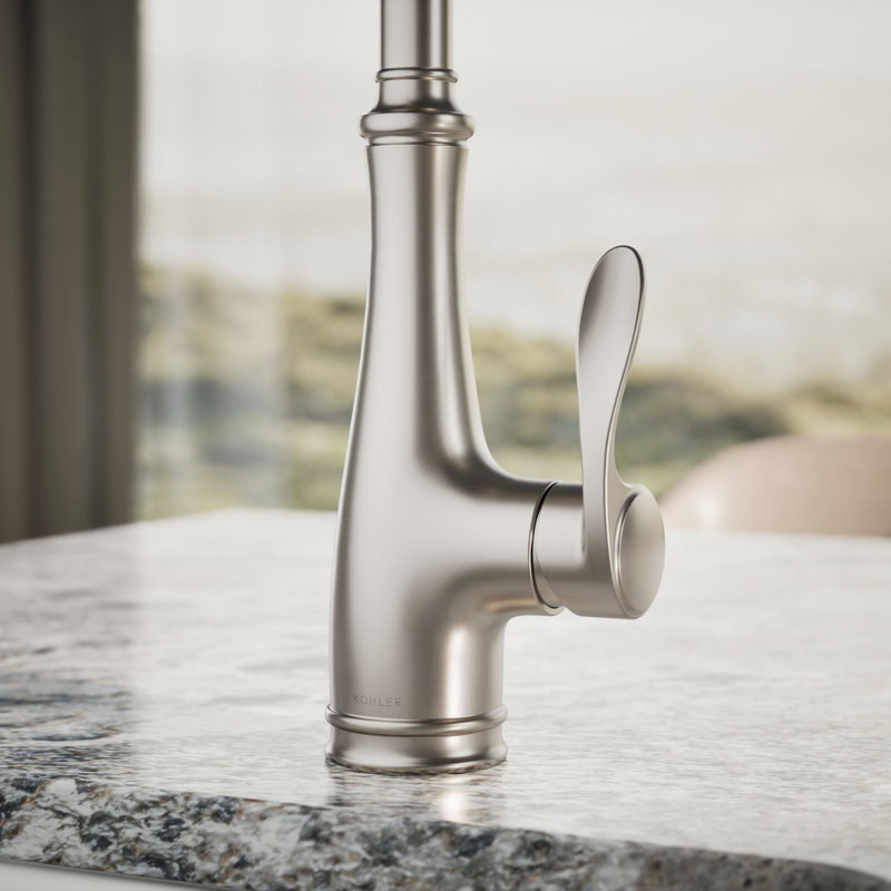 Bellera Touch Single Handle Kitchen Faucet, Vibrant Stainless