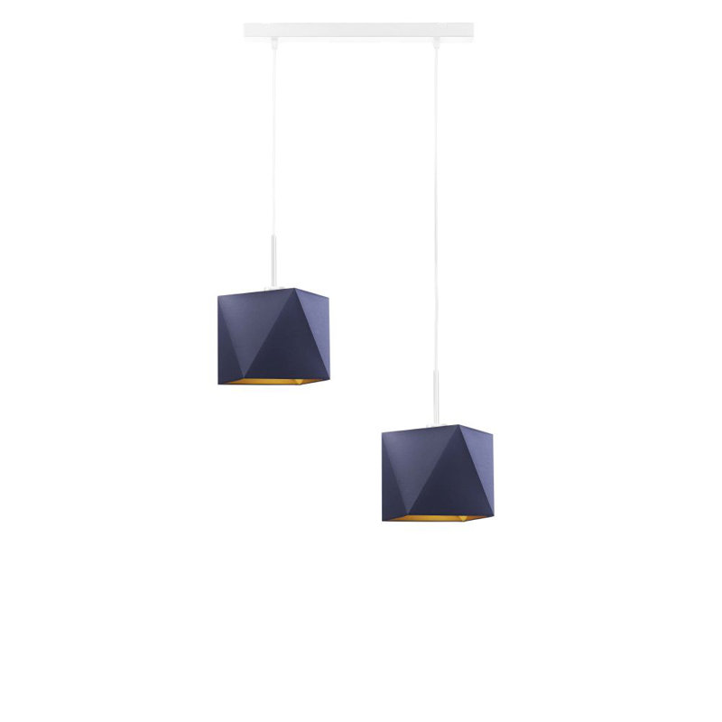 Robby 2 - Light Kitchen Island Pendant, Matte White, Blue