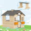 Maisonnette en bois pour enfants-126454311