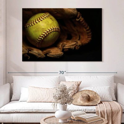 Softball And Glove