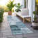 Washable Floral Indoor / Outdoor Rug