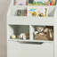 Bonts Kids Bookshelf with Moveable Drawer, Montessori-Inspired Green