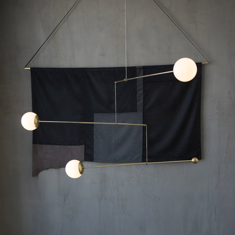 Mobile Chandelier, Brass