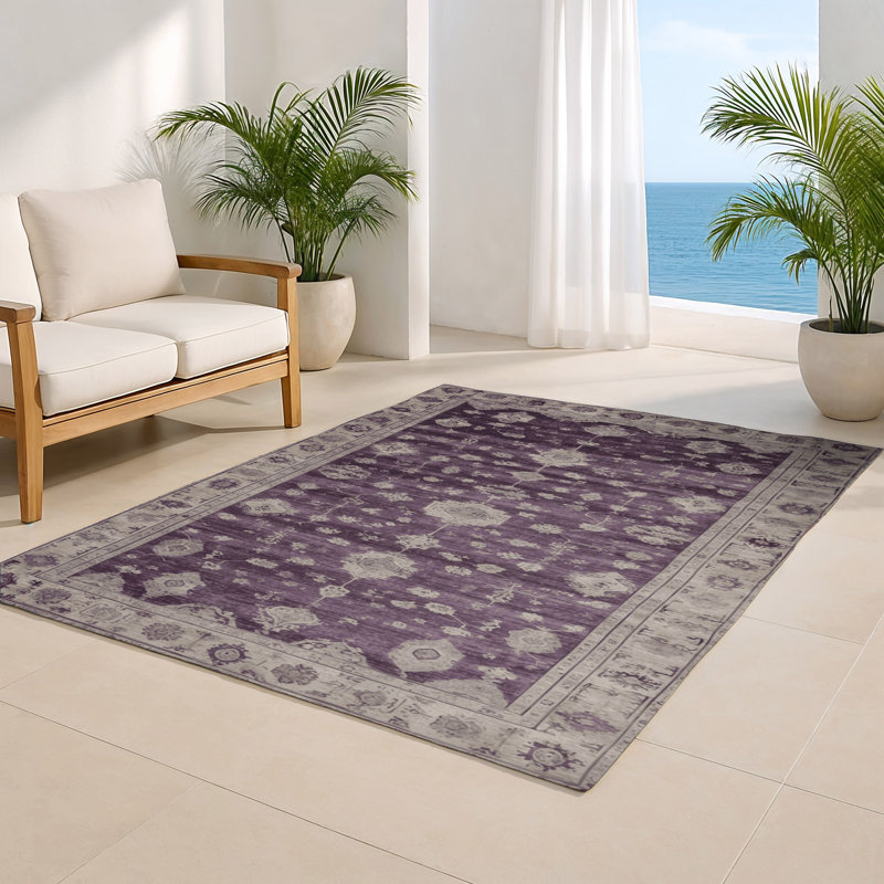 Tapis gris intérieur et extérieur surteint, Rectangulaire 2 pi x 3 pi