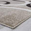 Tapis champagne à motif abstrait-17429790