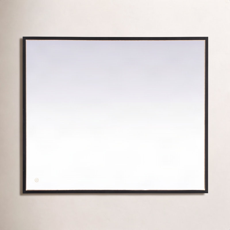 Miroir Piche, 30 po x 36 po, Noir