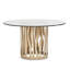 La Rachelle Round Glass Dining Table