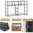 Dresser for Bedroom TV Stand for 55” TV, Entertainment Center with 10 Drawers-642655704-642655701
