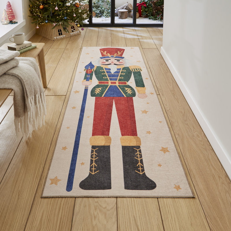 Abstract Flatweave Area Rug, Runner 61 x 230 cm