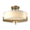 Axis 3 - Light Simple Drum Semi Flush Mount
