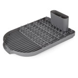 Tower T847000 Compact Dish Rack with Cutlery Rack, Draining Tray