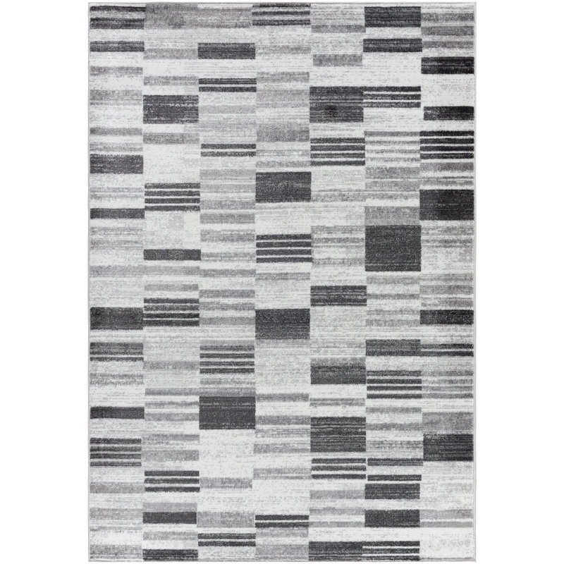 Khylynn Checkered Indoor Rug, Rectangle 5'3" x 7'3"