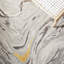Soho Hand Tufted Wool/Cotton Abstract Rug in Grey/Gold-886992184