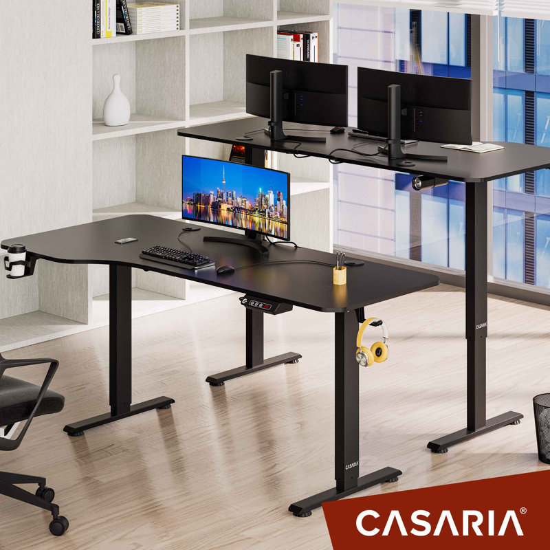 Adjustable Metal Base Writing Desk