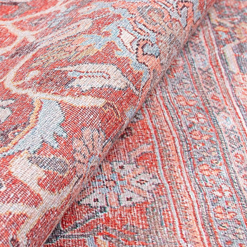 Tapis 100% polyester de qualité supérieure, 6,9 x 10,2 pi | 1850 g / m², hauteur de poils de 0,2 po | Polyester recyclé dessous | Lavable à la machine à 30 ° C | Conception douce, durable et écologique pour les espaces de vie modernes