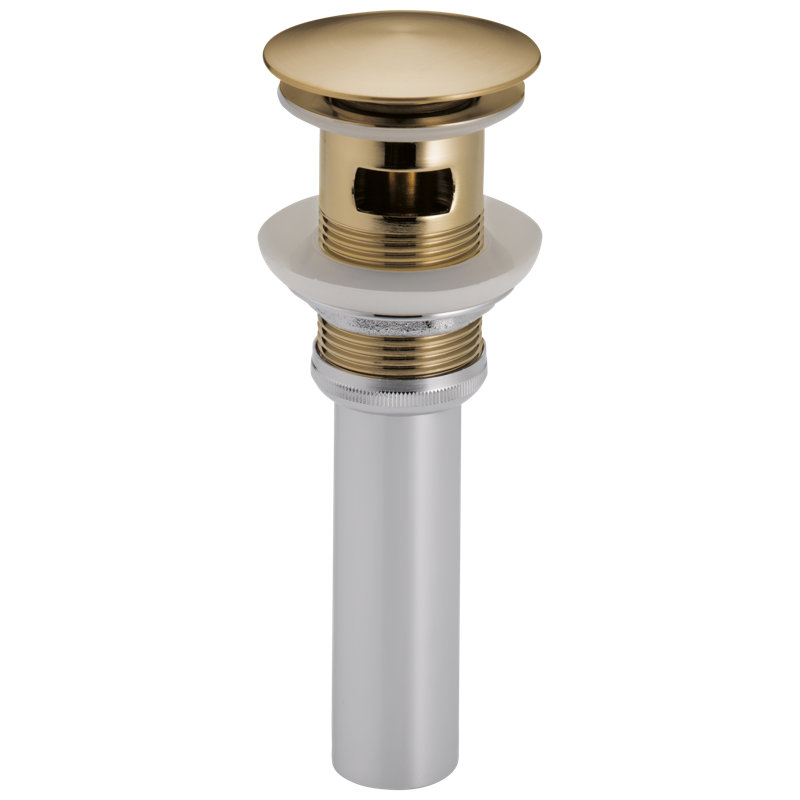 Push Button Pop-Up With Overflow, Luxe Gold