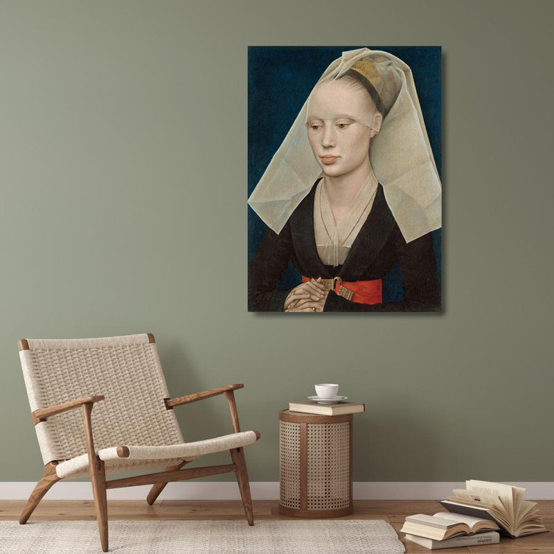 «Red Barrel Studio® van der Weyden, Rogier», reproduction d'art sur toile tendue sous le titre «Portrait of a Lady»