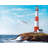 Lighthouse at the Edge Coastal Bedroom Placemat - Polyester Decor