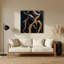 Art mural abstrait gris figuratif 67-760857152