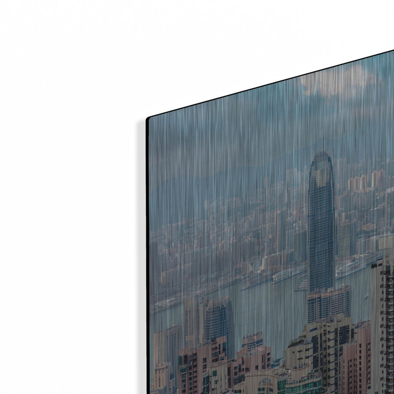 «Honk Kong View» par Luxe Metal Portfolio, H 12 po x l 16 po