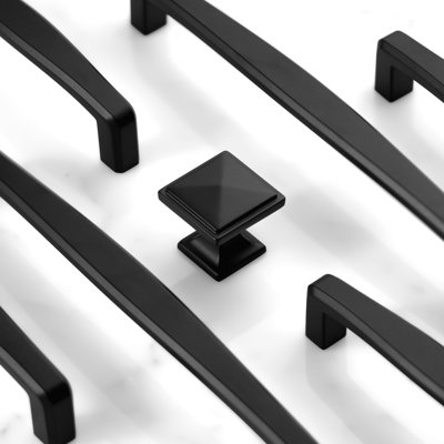 New Collection Classic Pyramid Square Cabinet Knob Kitchen Drawer Pulls Multipack