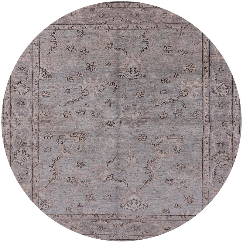 Moroccan Indoor Rug, Round 8'