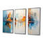 «Distant Sunset New York City», ensemble de décorations murales paysage urbain-1055414409-1055414408