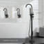 Single-lever floor-mounted bathtub faucet-124758274