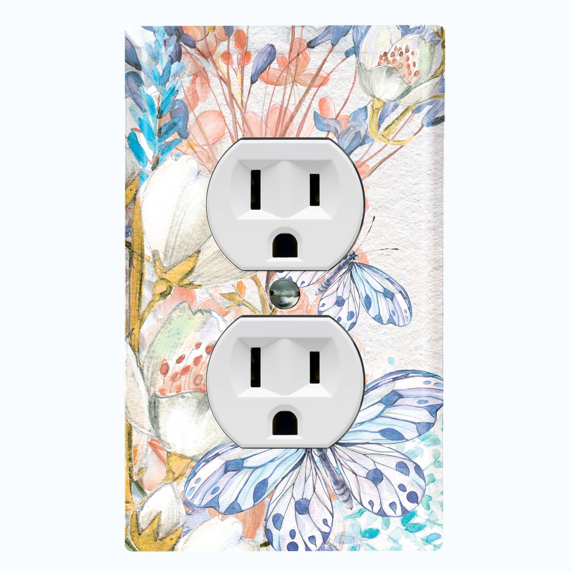 WorldAcc Animals 1 - Gang Duplex Outlet Standard Wall Plate | Wayfair