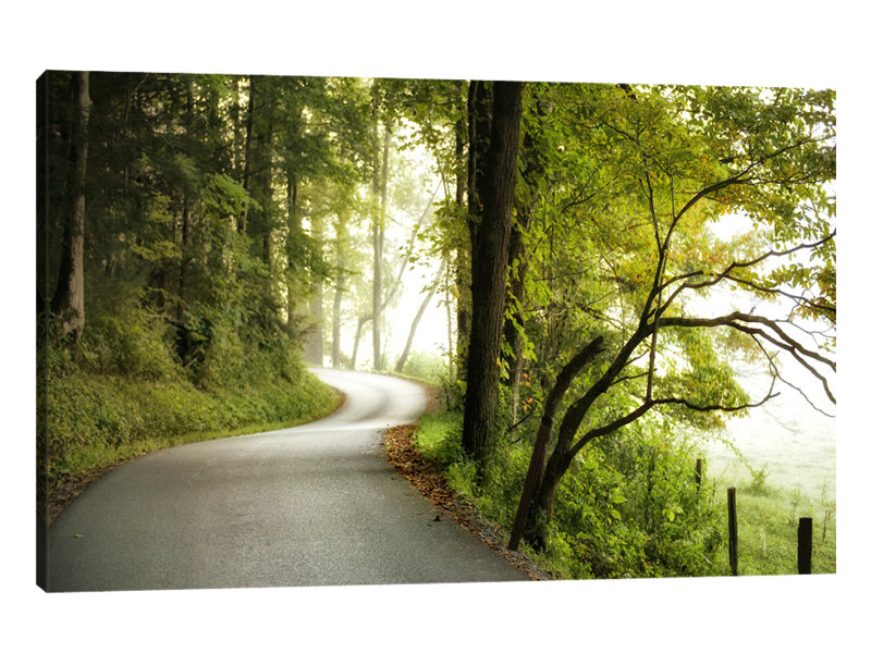 One Lane Road by Dano - Wrapped Canvas Print, 61 cm H x 91 cm W x 4 cm D