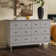 Bhuneshwar 6 Drawer Solid Wood Double Dresser