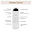 Ventilateurs de plafond encastrés 42 pouces avec lumière DEL 18 W et télécommande 5 pales de ventilateur en ABS pour patio de chambre à coucher
