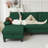 Marchel Upholstered L-Shaped Sectional with Ottoman Reversible-2102501043
