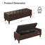 Banc avec repose-pieds 60 po-384051986