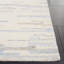 Tapis en laine / ivoire / bleu clair touffeté à la main Alonie-2000874538