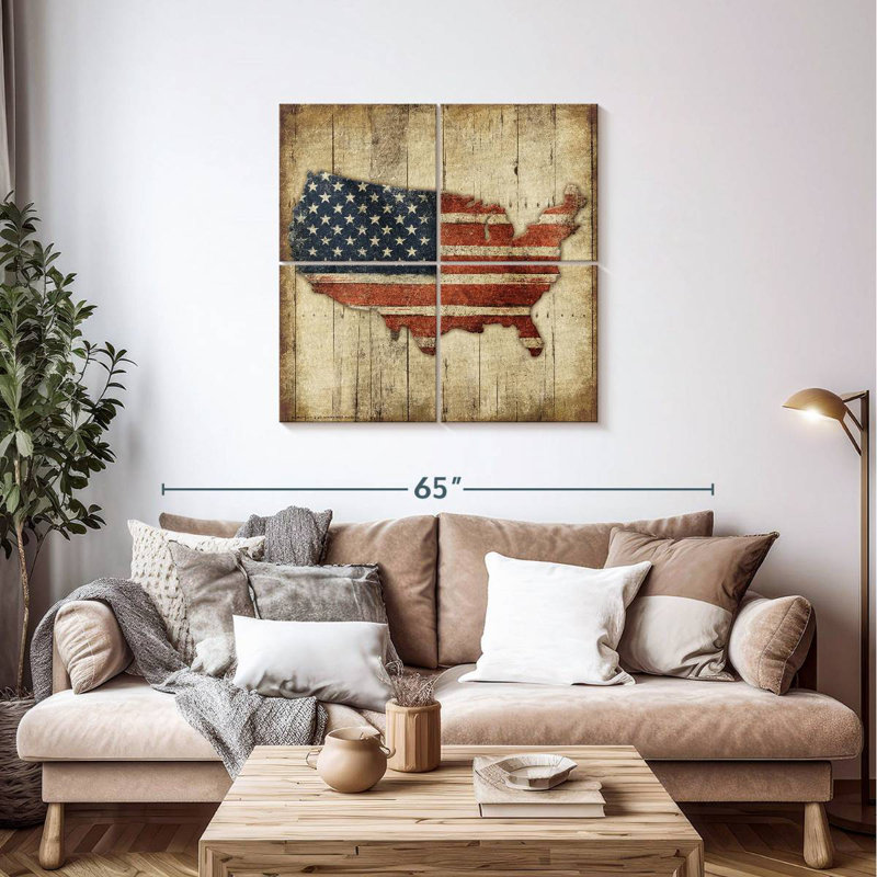 Aliaz Wooden US Map