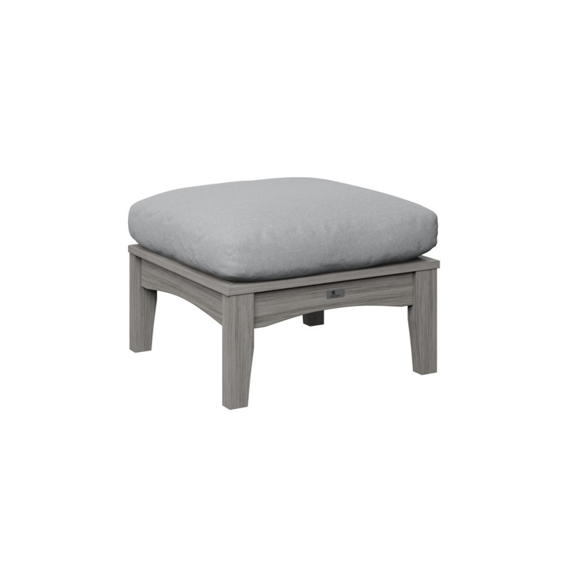 Repose-pieds et coussins de terrasse Classic, Waterpoint Marble, Driftwood Grey