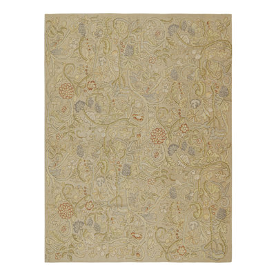 One-of-a-Kind No Hand Knotted Area Rug