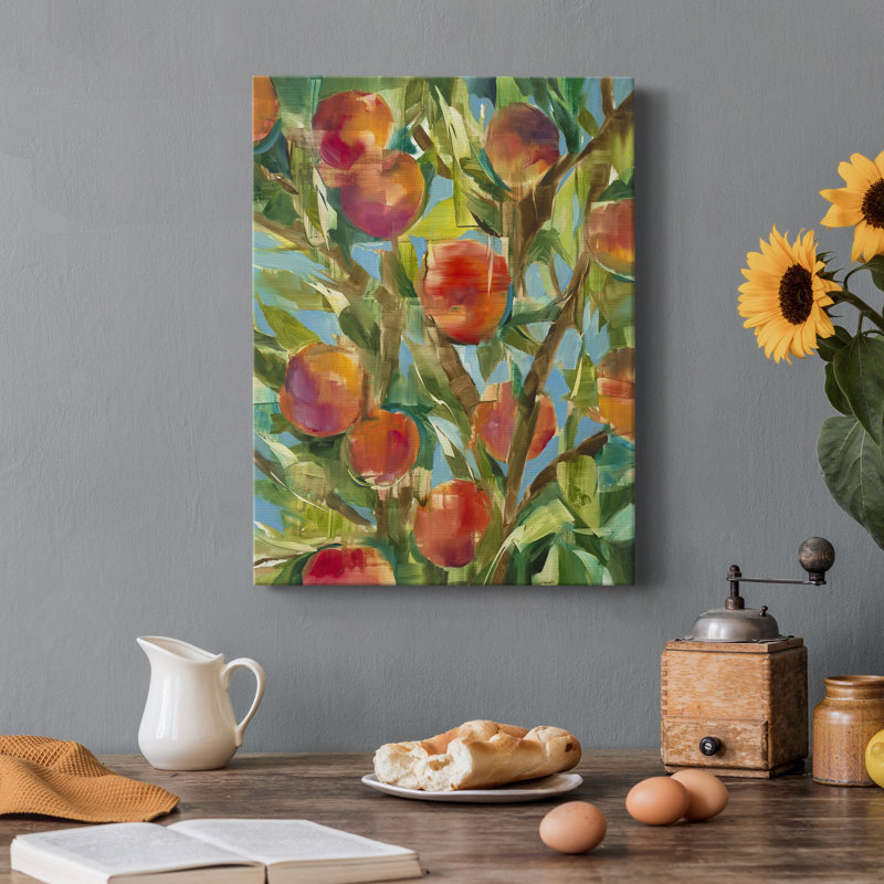 JUST PEACHY - Impression sur toile tendue, H 32 po x l 24 po x P 1 po