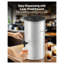 Distributeur de boissons en acier inoxydable de qualité commerciale 4 gallons avec robinet anti-goutte pour thé glacé, jus et café