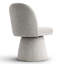 Fauteuil d'appoint pivotant rembourré en tissu-349992878