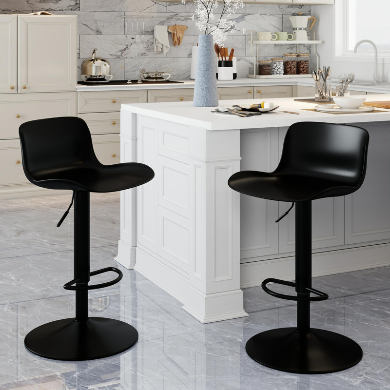 Tabouret de bar Beora, 2, Noir